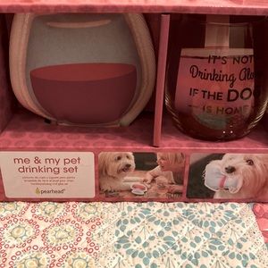 Pearhead Me & My pet drinking set new